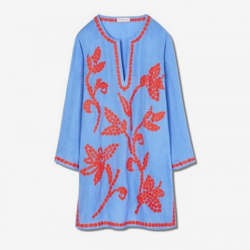 NWOT Tory Burch Talisay Embroidered Tunic sz. XS